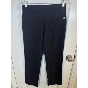 Energy Zone Womens Yoga Pants Black Cropped Large 12-14